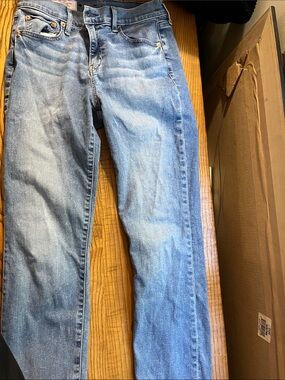 GAP Light Blue Straight-Leg Women's Jeans